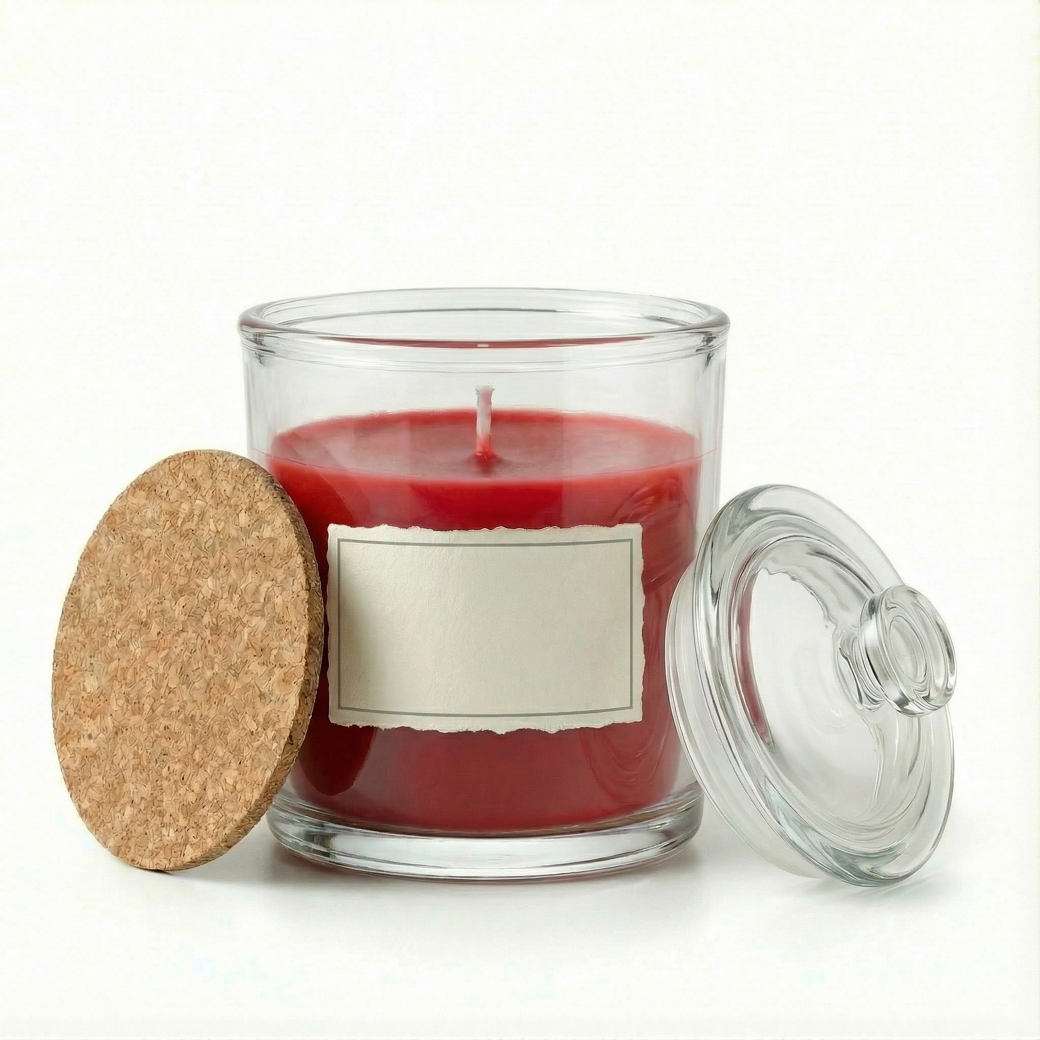 Świeca Zapachowa 440ml PACZULA w Szkle | Świeca Sojowa, Czas palenia: ok. 140h, HANDMADE | z Korkową Podkładką, Seria: Glass 440ml - obrazek 3