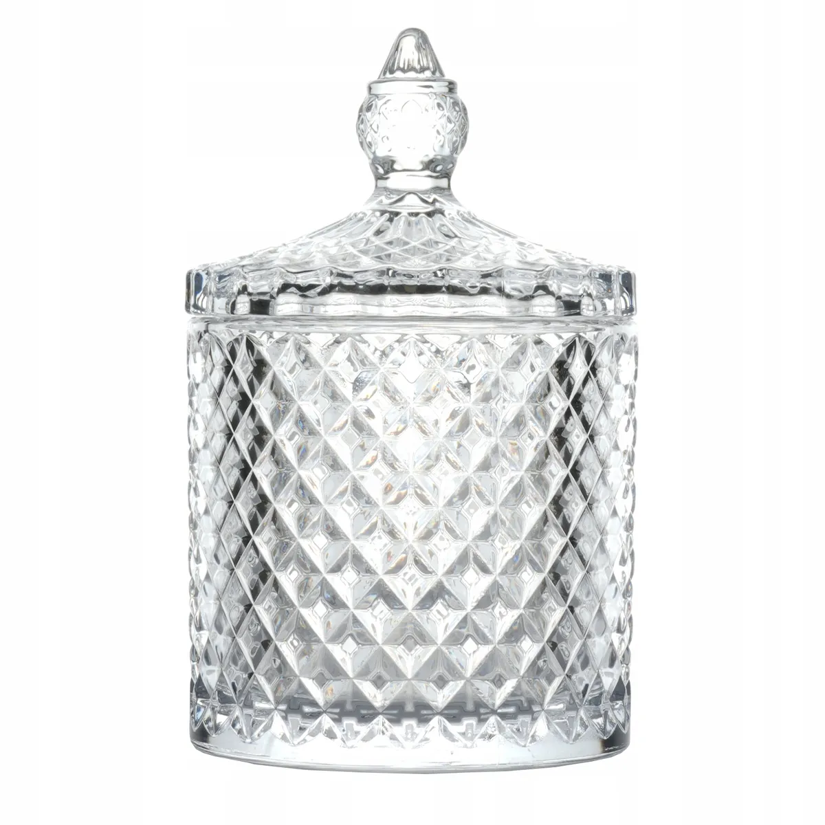 Świeca Zapachowa 330ml EUKALIPTUS w Krysztale | Świeca Sojowa, Czas palenia: ok. 100h, HANDMADE | z Korkową Podkładką, Seria: Cristal 330ml - obrazek 3